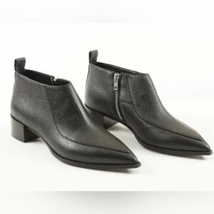 Everlane Black Leather Ankle Booties